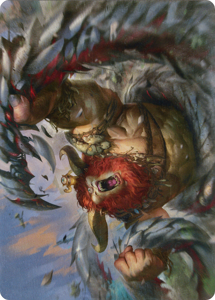 Borborygmos and Fblthp Art Card (42) [March of the Machine Art Series] | North Game Den