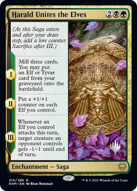 Harald Unites the Elves [Kaldheim Promo Pack] | North Game Den