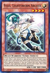 Felis, Lightsworn Archer [DUEA-EN095] Ultra Rare | North Game Den