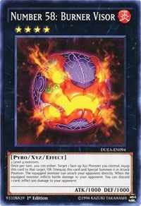 Number 58: Burner Visor [DUEA-EN094] Common | North Game Den