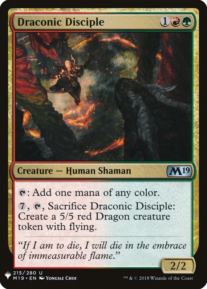 Draconic Disciple [Mystery Booster] | North Game Den