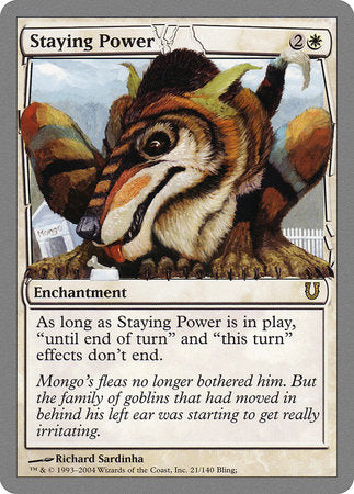Staying Power [Unhinged] | North Game Den