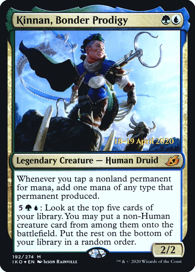 Kinnan, Bonder Prodigy  [Ikoria: Lair of Behemoths Prerelease Promos] | North Game Den