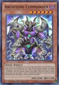 Archfiend Commander [CT11-EN006] Super Rare | North Game Den