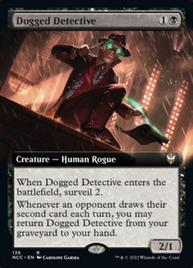 Dogged Detective (Extended Art) [Streets of New Capenna Commander] | North Game Den