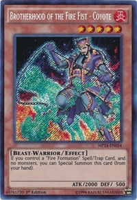 Brotherhood of the Fire Fist - Coyote [MP14-EN054] Secret Rare | North Game Den