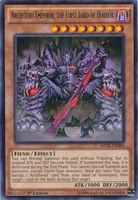 Archfiend Emperor, the First Lord of Horror [MP14-EN084] Rare | North Game Den