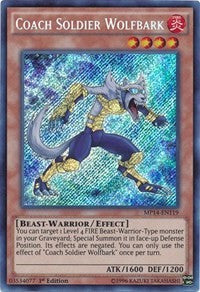 Coach Soldier Wolfbark [MP14-EN119] Secret Rare | North Game Den