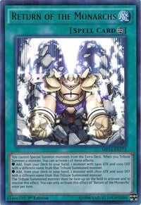 Return of the Monarchs [MP14-EN173] Ultra Rare | North Game Den