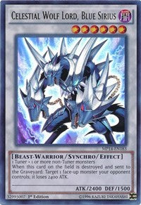 Celestial Wolf Lord, Blue Sirius [MP14-EN183] Ultra Rare | North Game Den