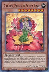 Chirubime, Princess of Autumn Leaves [MP14-EN216] Super Rare | North Game Den