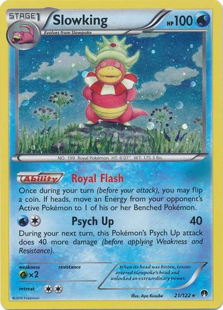 Slowking (21/122) (Cosmos Holo) [XY: BREAKpoint] | North Game Den