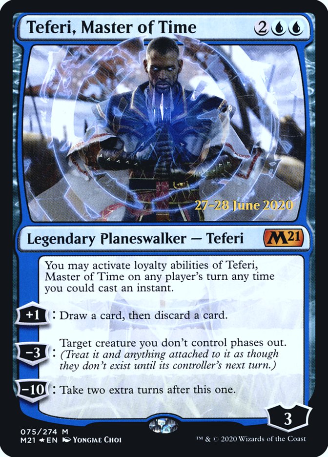 Teferi, Master of Time  [Core Set 2021 Prerelease Promos] | North Game Den