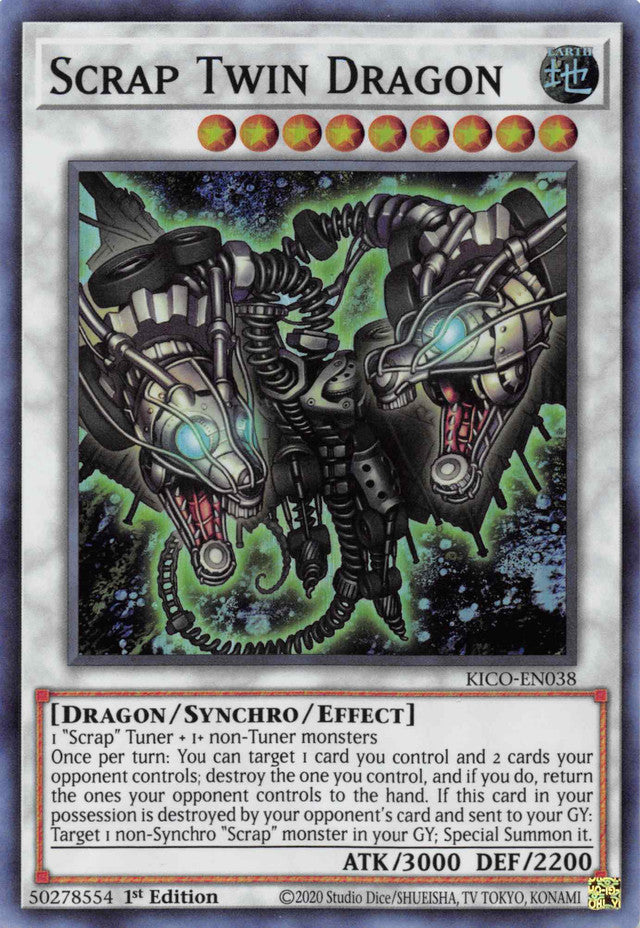 Scrap Twin Dragon [KICO-EN038] Super Rare | North Game Den