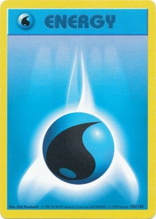 Water Energy (102/102) [Base Set Shadowless Unlimited] | North Game Den