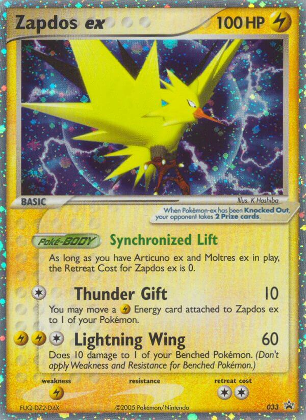 Zapdos ex (033) [Nintendo: Black Star Promos] | North Game Den