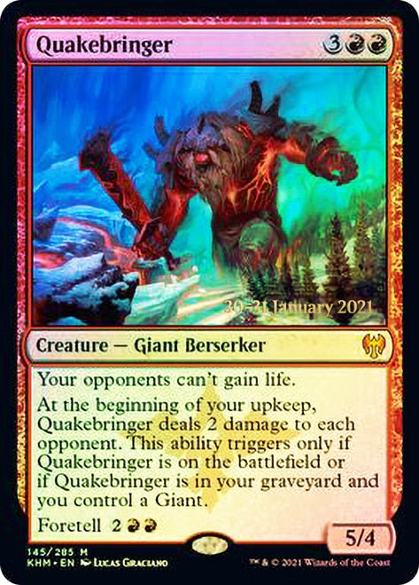 Quakebringer  [Kaldheim Prerelease Promos] | North Game Den