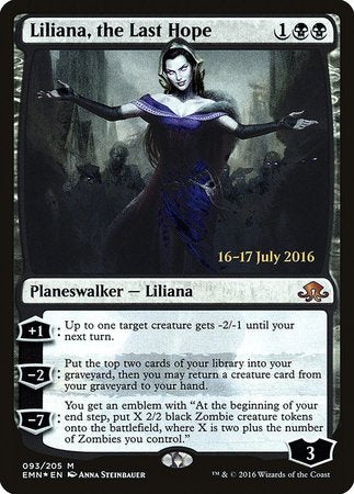 Liliana, the Last Hope [Eldritch Moon Promos] | North Game Den