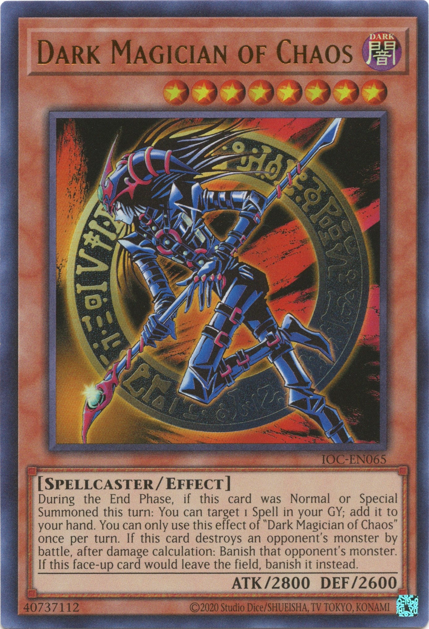 Dark Magician of Chaos (25th Anniversary) [IOC-EN065] Ultra Rare | North Game Den