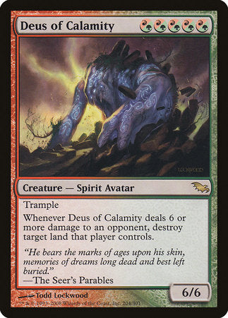 Deus of Calamity [Shadowmoor] | North Game Den