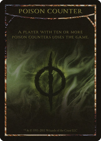 Poison Counter Token [Mirrodin Besieged Tokens] | North Game Den