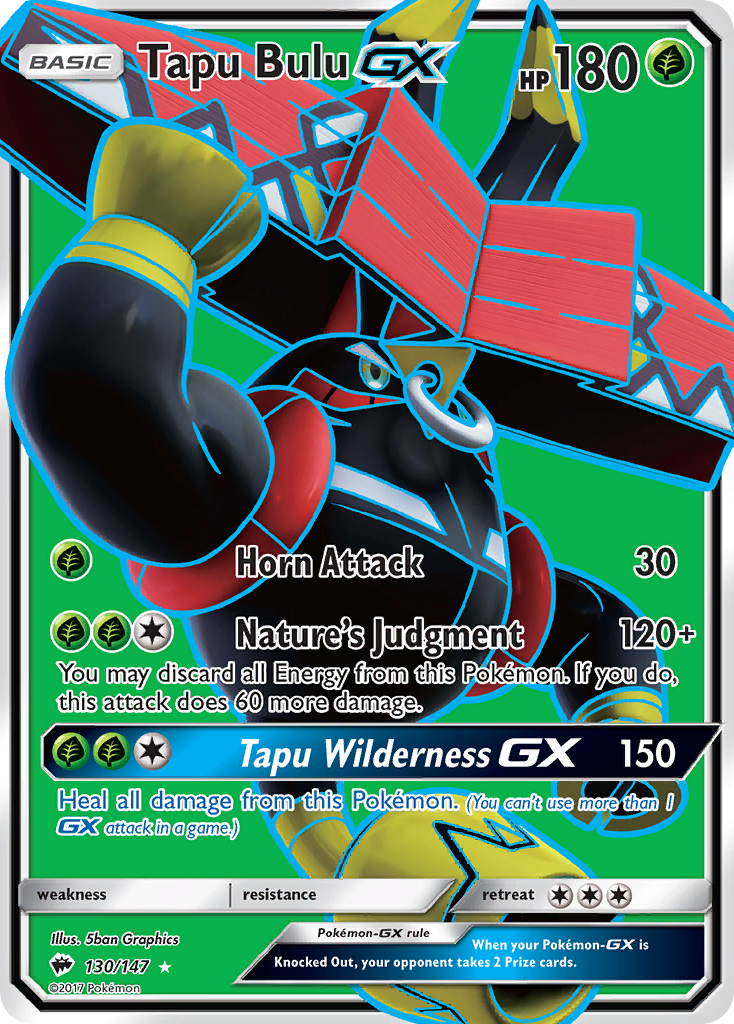 Tapu Bulu GX (130/147) [Sun & Moon: Burning Shadows] | North Game Den