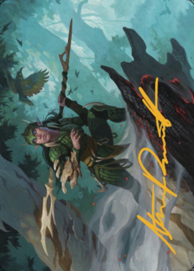 Gwenna, Eyes of Gaea Art Card (Gold-Stamped Signature) [The Brothers' War Art Series] | North Game Den