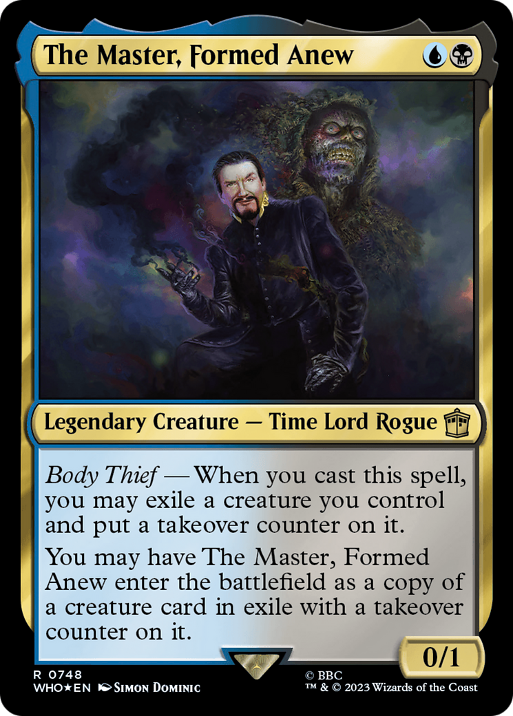 The Master, Formed Anew (Surge Foil) [Doctor Who] | North Game Den