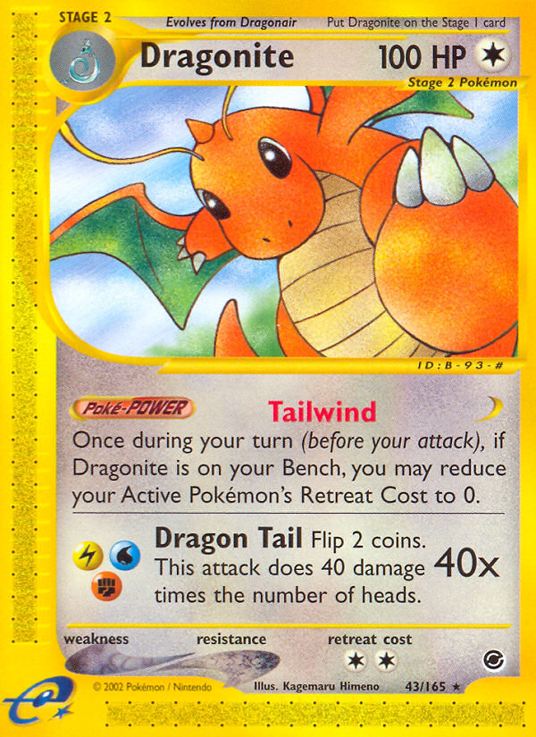 Dragonite (43/165) [Expedition: Base Set] | North Game Den