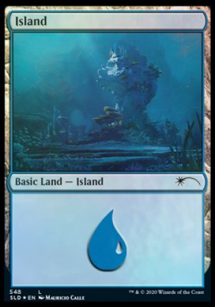 Island (Under the Sea) (548) [Secret Lair Drop Promos] | North Game Den