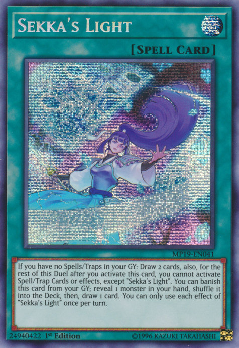 Sekka's Light [MP19-EN041] Prismatic Secret Rare | North Game Den