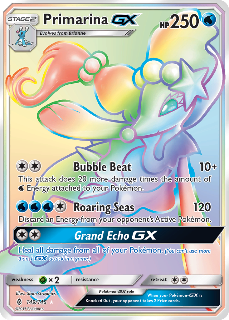 Primarina GX (149/145) [Sun & Moon: Guardians Rising] | North Game Den