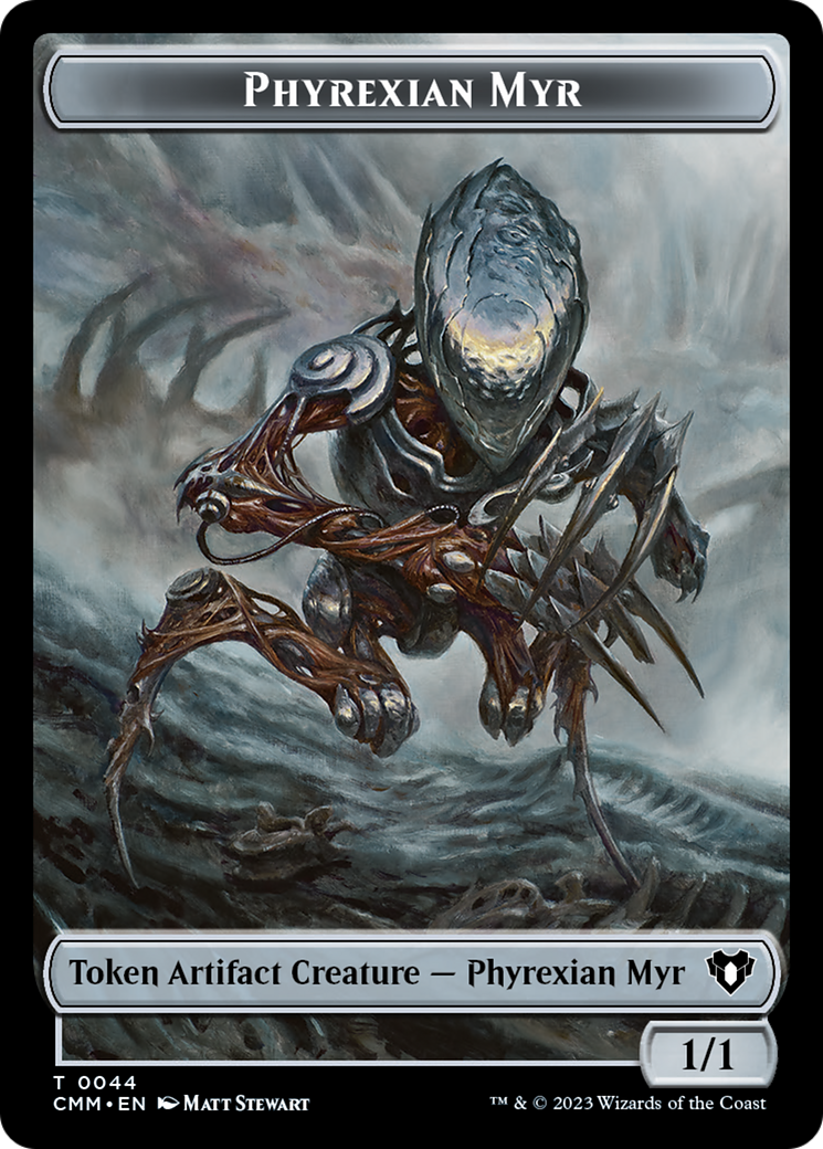 Phyrexian Myr Token [Commander Masters Tokens] | North Game Den