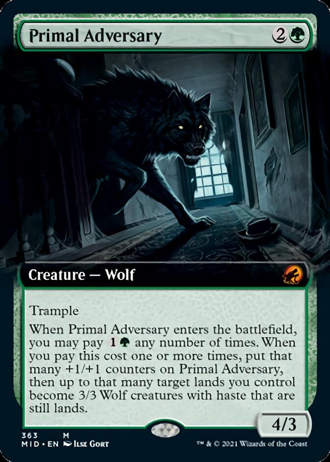 Primal Adversary (Extended) [Innistrad: Midnight Hunt] | North Game Den