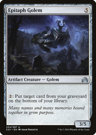 Epitaph Golem [Shadows over Innistrad] | North Game Den