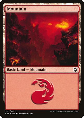 Mountain (302) [Commander 2018] | North Game Den
