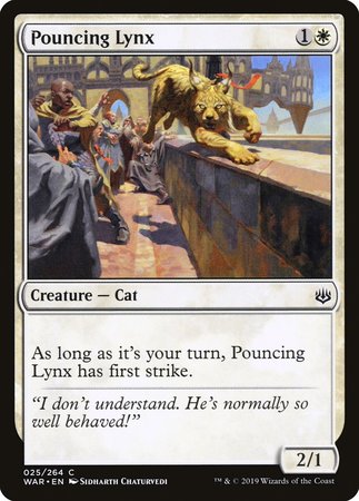 Pouncing Lynx [War of the Spark] | North Game Den
