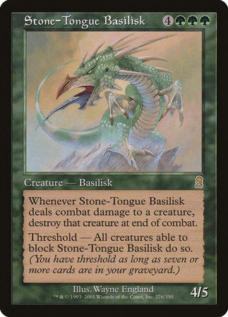 Stone-Tongue Basilisk [Odyssey] | North Game Den