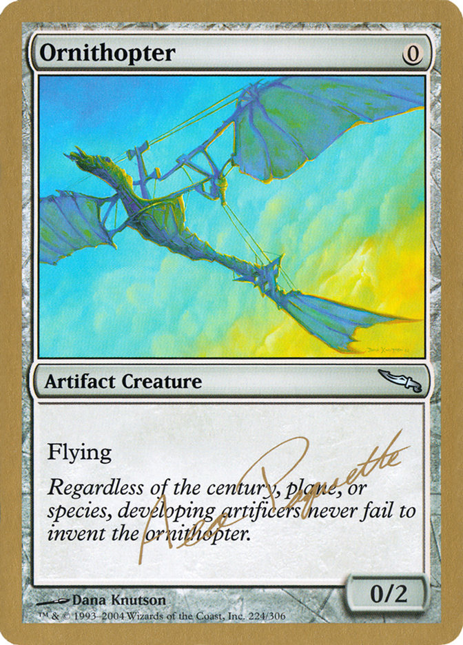 Ornithopter (Aeo Paquette) [World Championship Decks 2004] | North Game Den