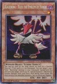 Blackwing - Vayu the Emblem of Honor [LC5D-EN118] Secret Rare | North Game Den