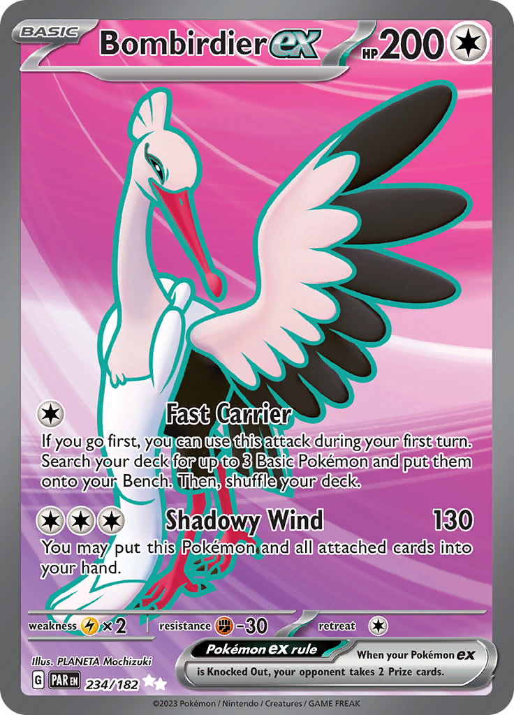 Bombirdier ex (234/182) [Scarlet & Violet: Paradox Rift] | North Game Den