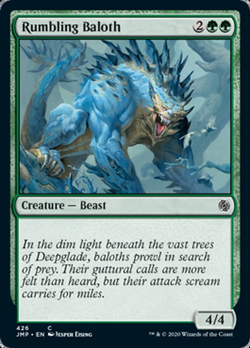 Rumbling Baloth [Jumpstart] | North Game Den