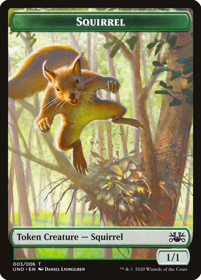 Beeble // Squirrel Double-sided Token [Unsanctioned Tokens] | North Game Den