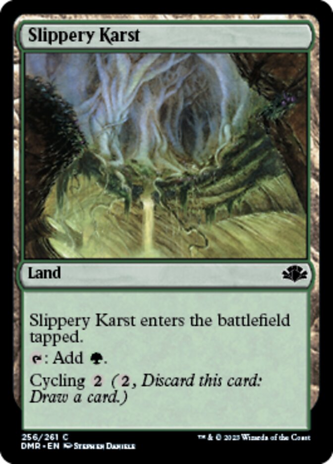 Slippery Karst [Dominaria Remastered] | North Game Den