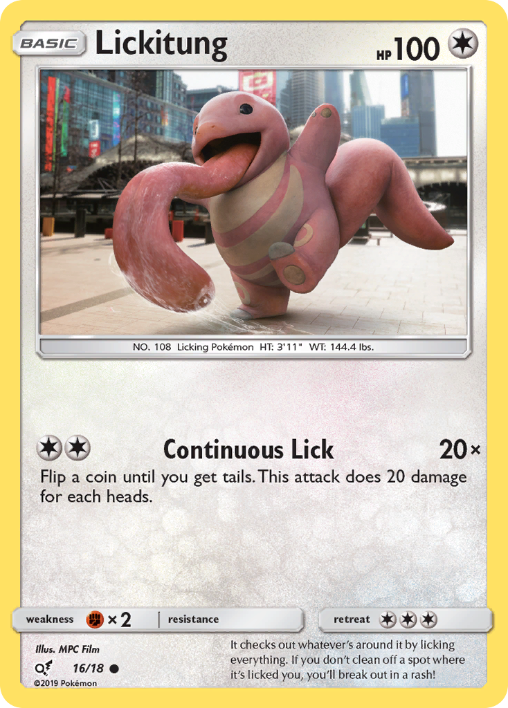 Lickitung (16/18) [Sun & Moon: Detective Pikachu] | North Game Den