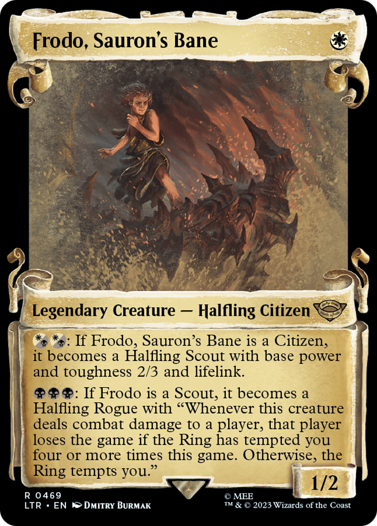 Frodo, Sauron's Bane [The Lord of the Rings: Tales of Middle-Earth Showcase Scrolls] | North Game Den