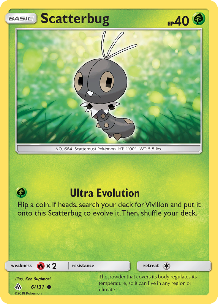 Scatterbug (6/131) [Sun & Moon: Forbidden Light] | North Game Den