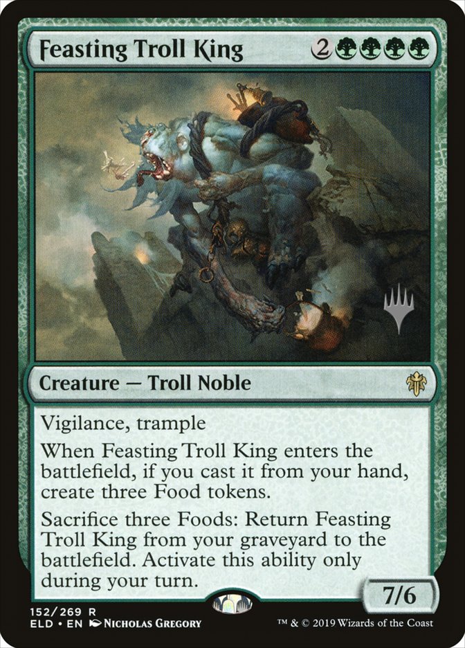 Feasting Troll King (Promo Pack) [Throne of Eldraine Promos] | North Game Den