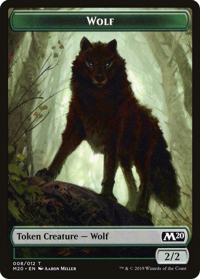 Wolf Double-sided Token [Challenger Decks 2020 Tokens] | North Game Den