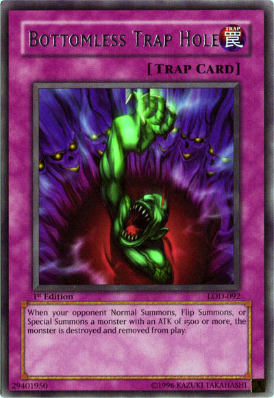 Bottomless Trap Hole [LOD-092] Rare | North Game Den